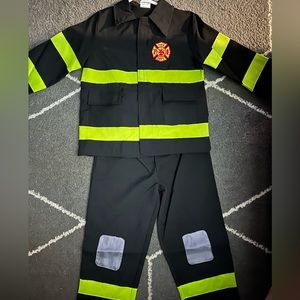 Toddler fireman costume